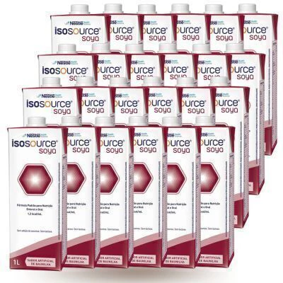 Nutrição Enteral E Oral Isosource Soya 1L 24 Unidades