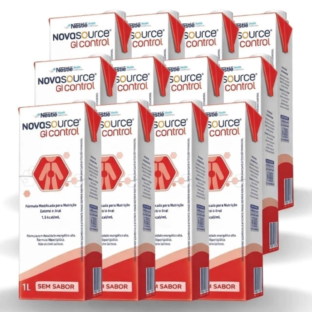Nutrição Enteral E Oral Novasource Gi Control 1L 12 Unidades