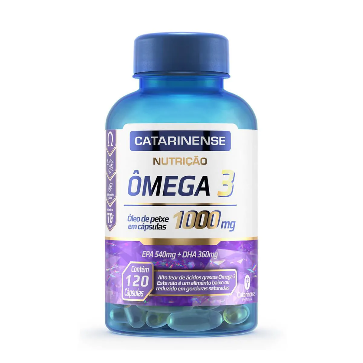 Ômega 3 Catarinense 1000mg – 120 cápsulas