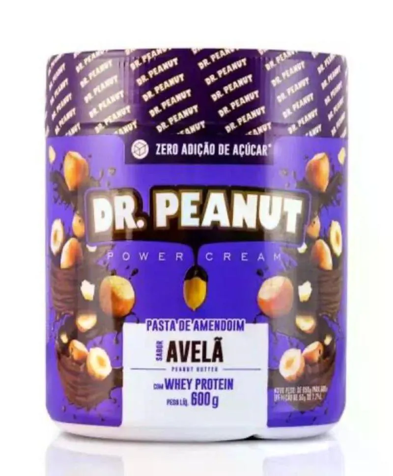 PASTA DE AMENDOIM DR PEANUT AVELA 600G