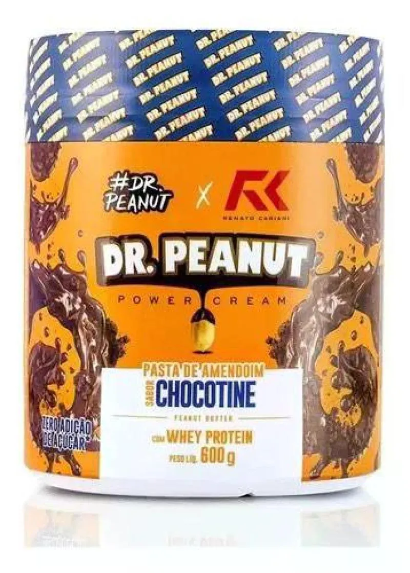 PASTA DE AMENDOIM DR PEANUT CHOCOTINE 600G