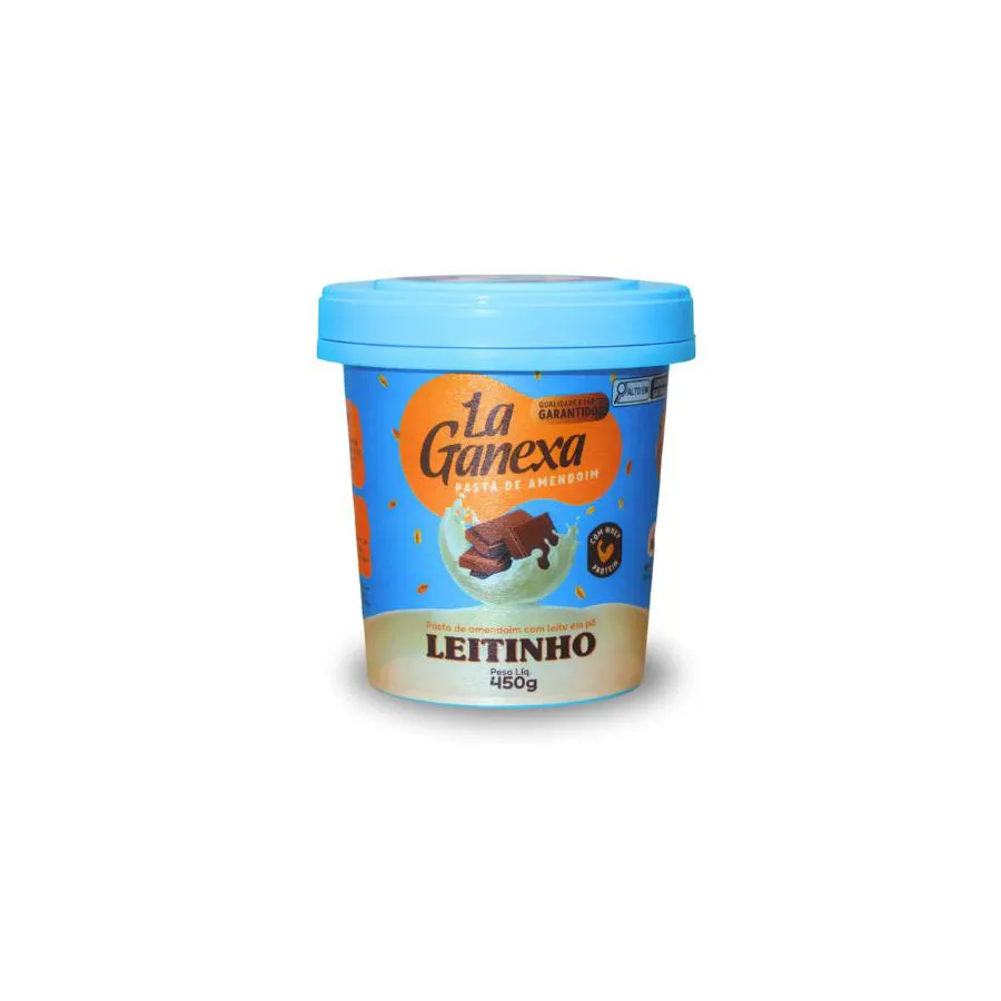 Pasta de Amendoim Leitinho 450G – La Ganexa
