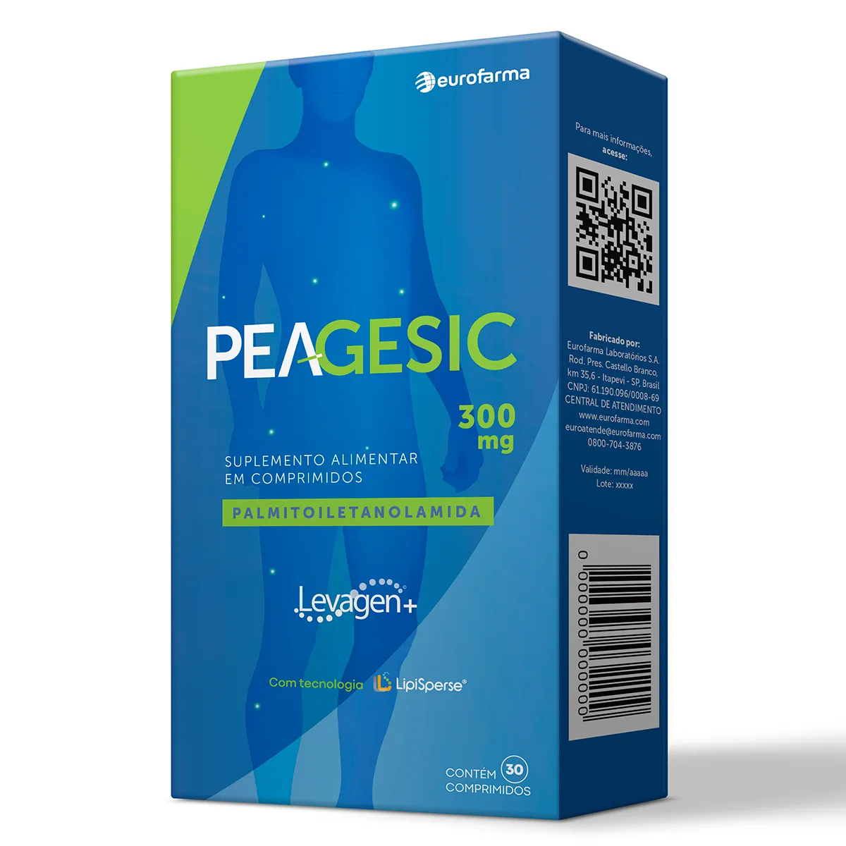 Peagesic Palmitoiletanolamida 300mg 30 comprimidos