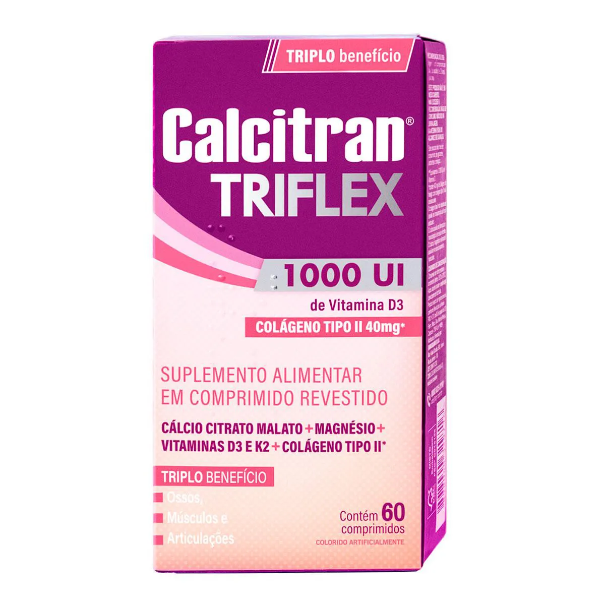 Polivitamínico Calcitran Triflex 60 comprimidos