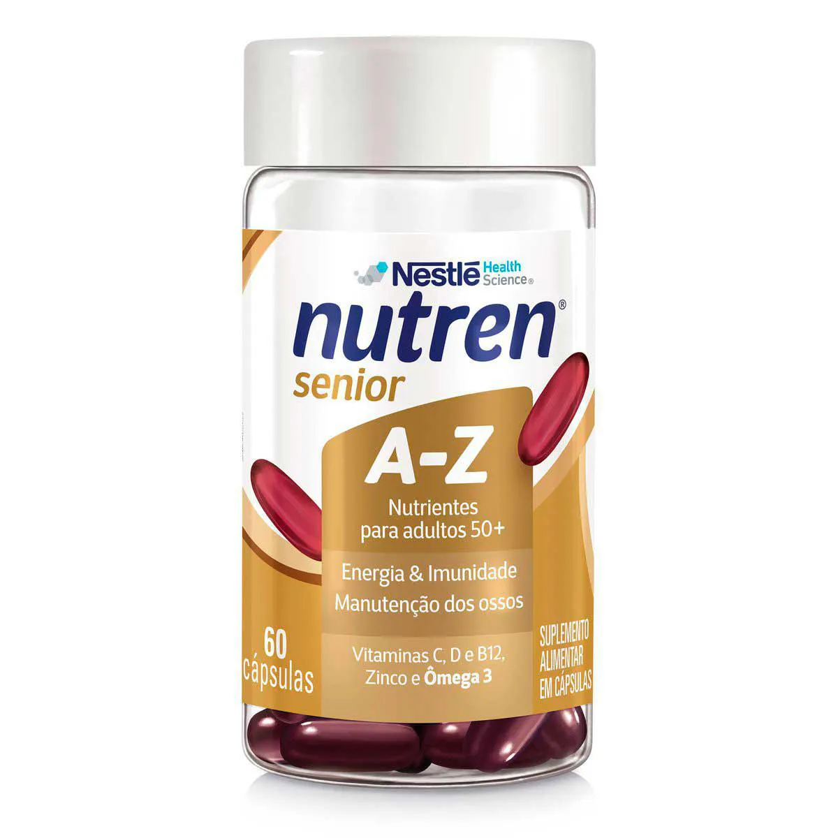 Polivitamínico Nutren Senior A-Z 60 cápsulas