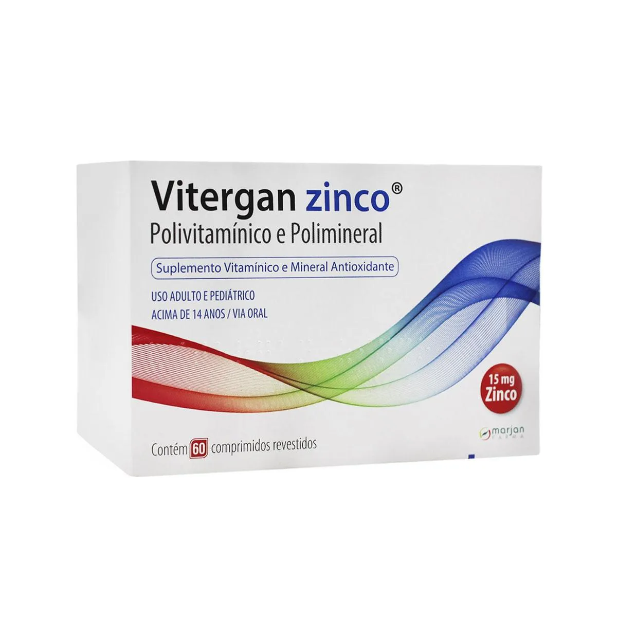 Polivitamínico Vitergarn Zinco 60 comprimidos