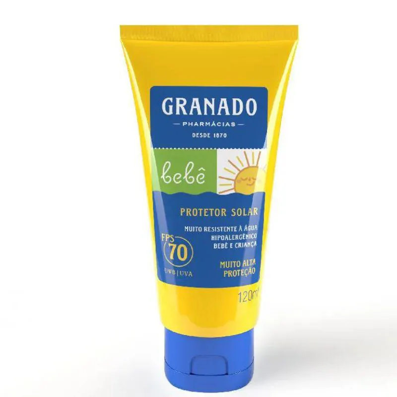 Protetor Solar Bebê Fps 70 120 Ml – Granado’