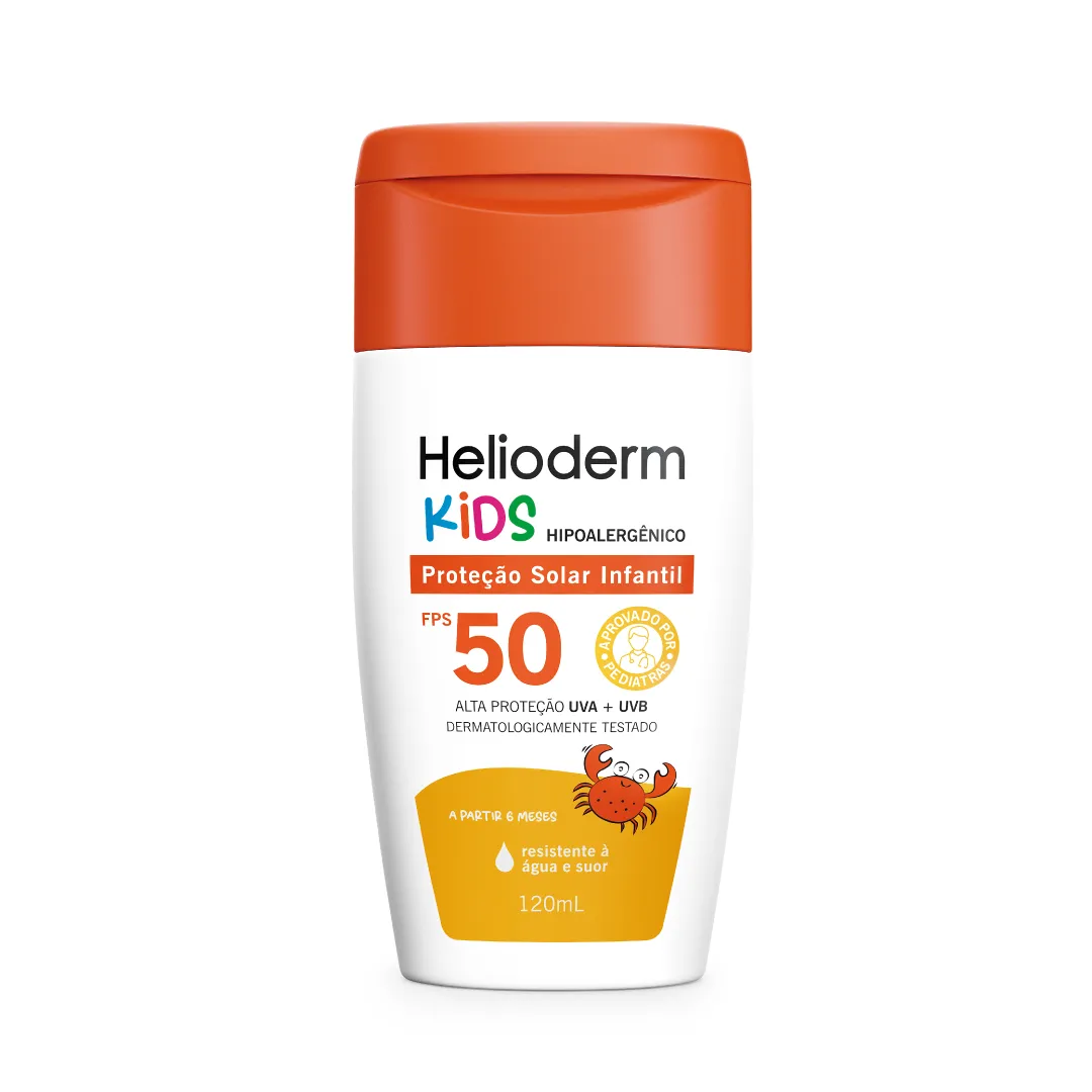 Protetor Solar Corporal FPS 50 Helioderm Suncare Kids 120g
