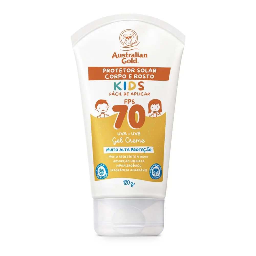 Protetor Solar Infantil Australian Gold Kids Fps70 – 120g