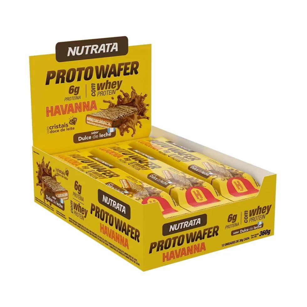 Proto Wafer Display (12 Unid de 30g) – Sabor: Doce de Leite Argentino