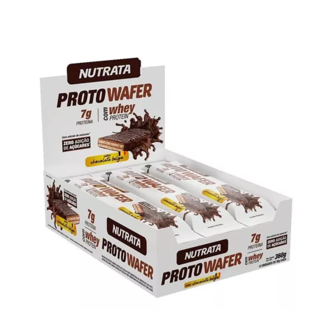 PROTO WAFER DISPLAY C/ 12 UND – NUTRATA 12 Unidades Doce DE Leite