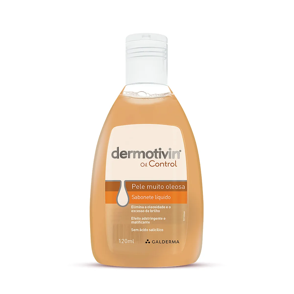 Sabonete Líquido Facial Dermotivin Oil Control Pele Oleosa 120ml