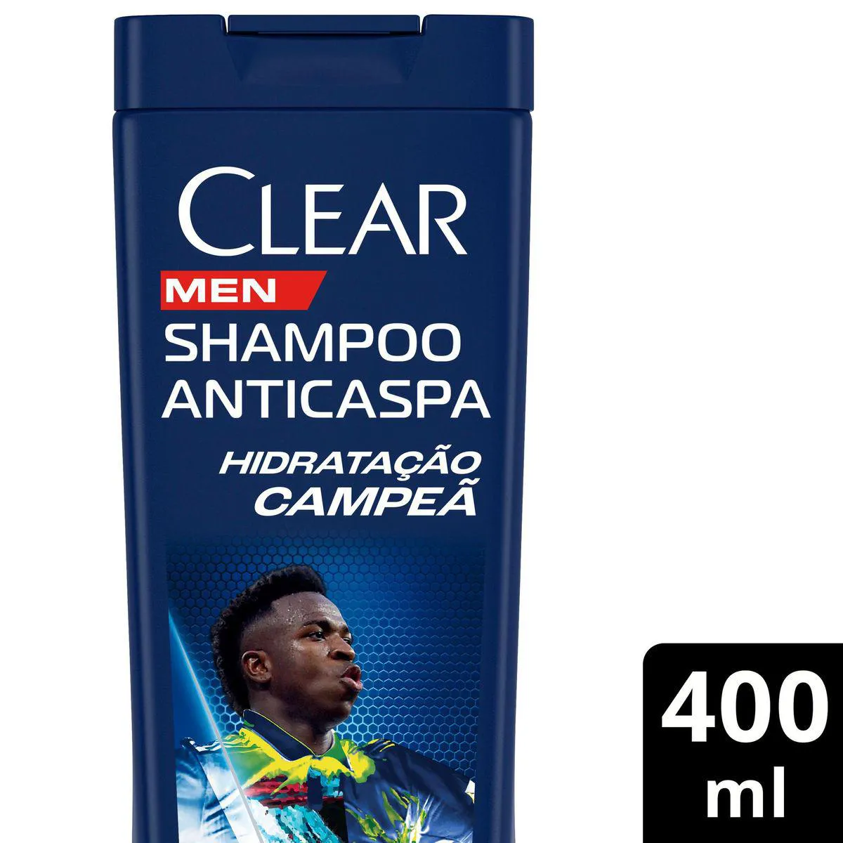 Shampoo Anticaspa Clear Men Hidratação Campeã Vini Júnior 400ml