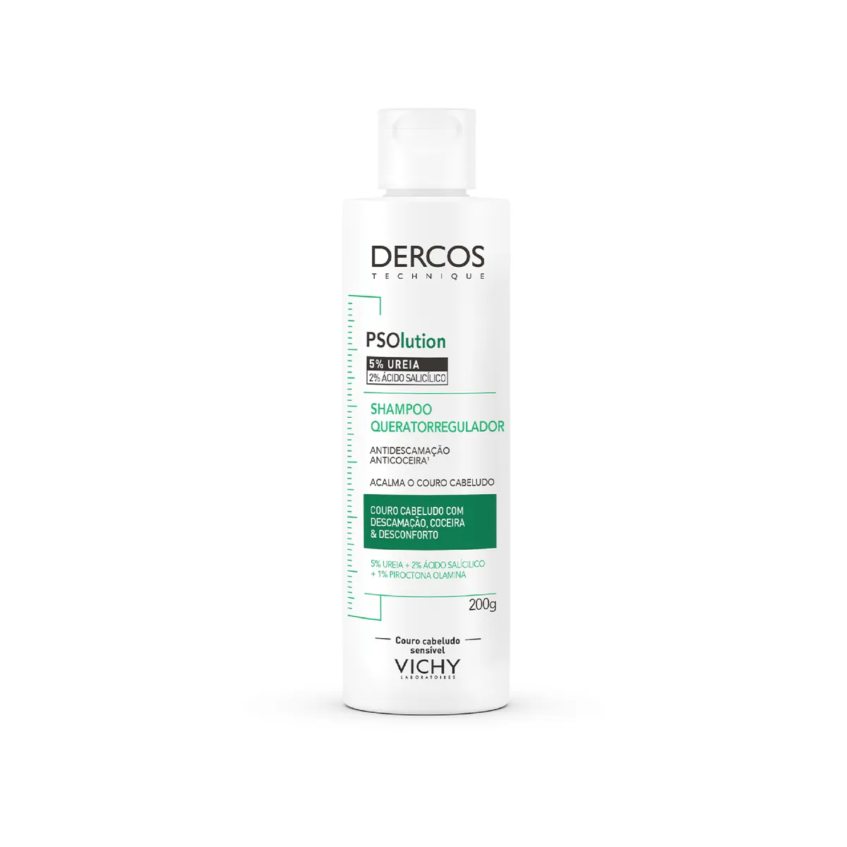 Shampoo Vichy Dercos PSolution Queratorregulador Tratamento para Psoríase e Descamação 200g