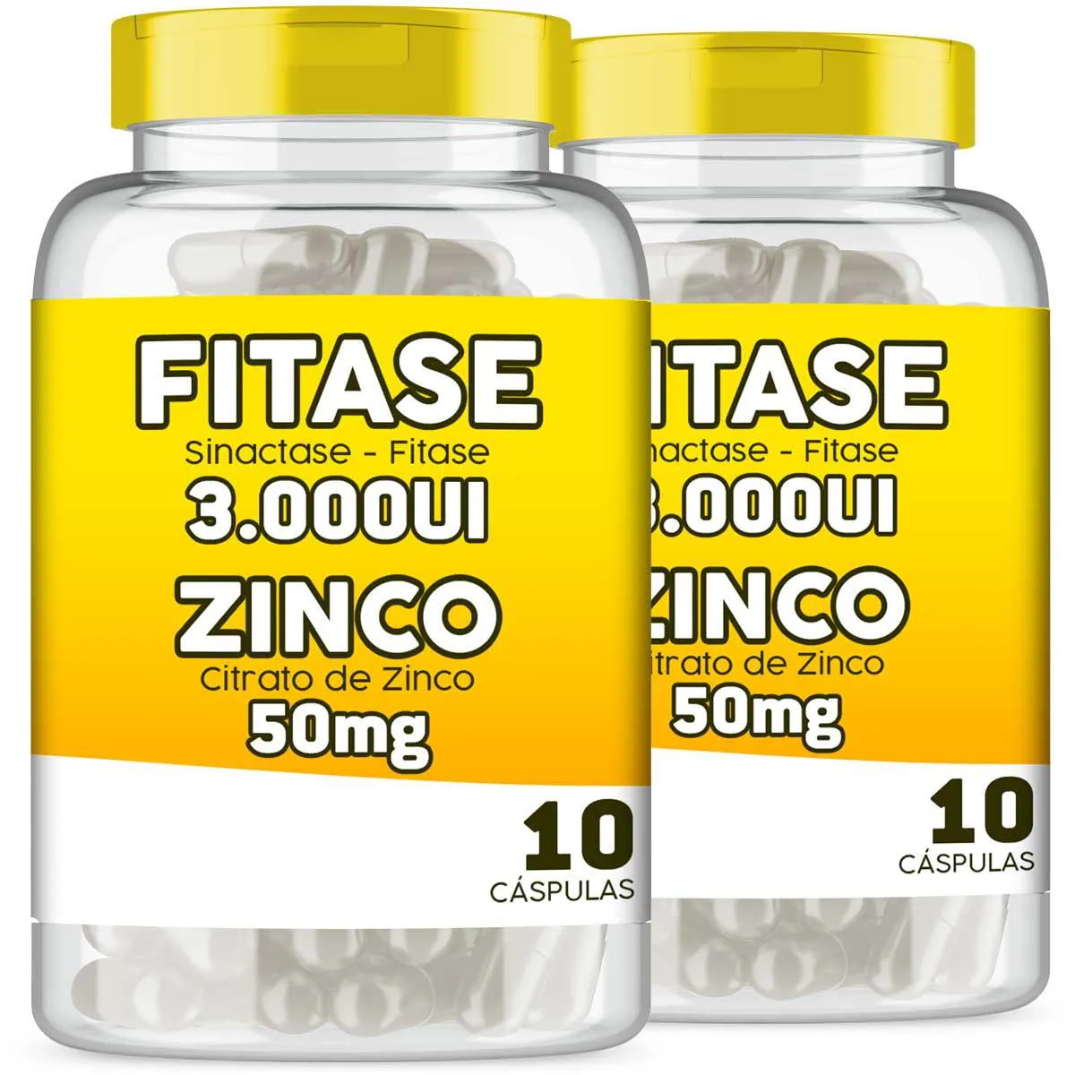 Sinactase ( Fitase ) 3000ui + Citrato de Zinco 50mg 20 cápsulas