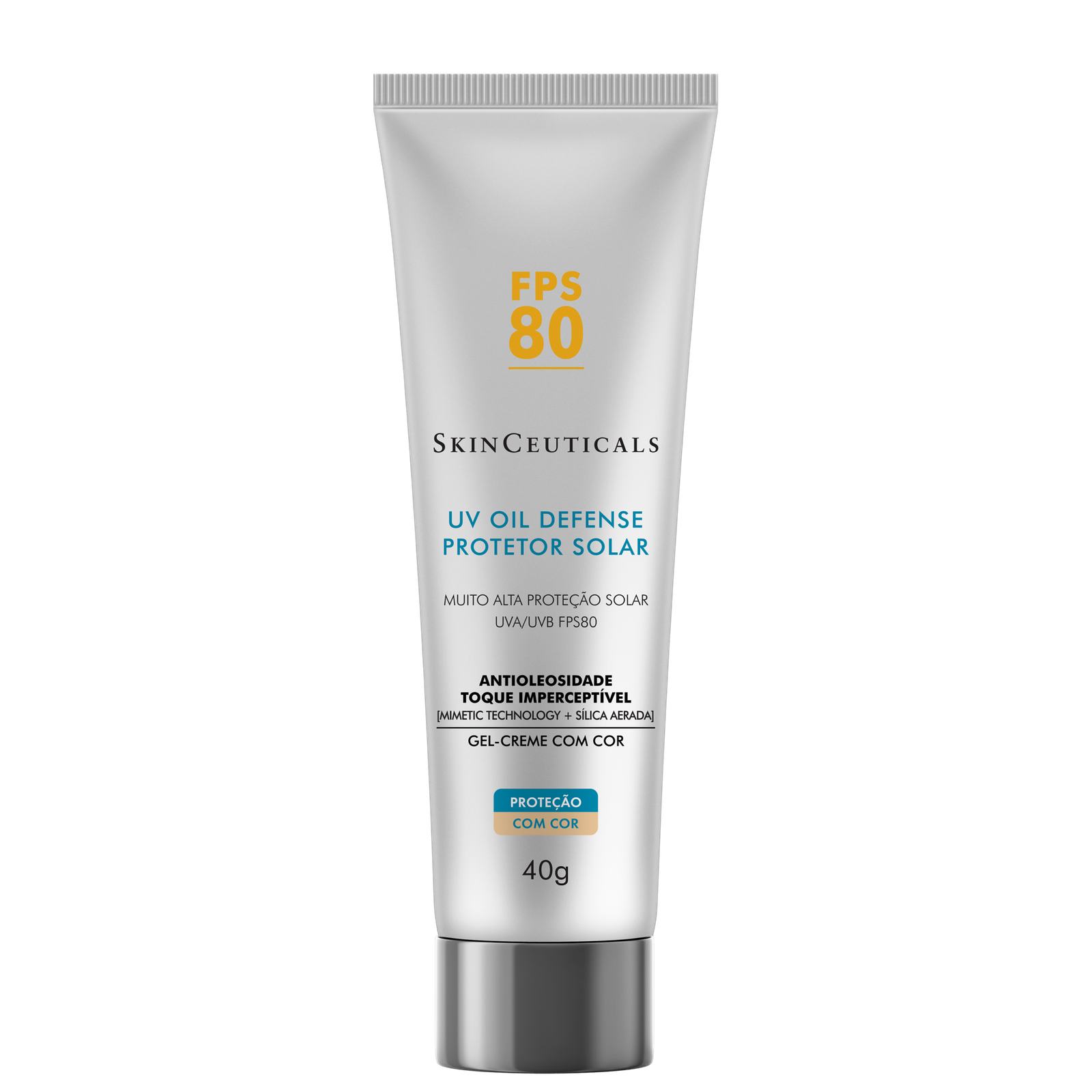 SkinCeuticals UV Oil Defense FPS 80 – Protetor Solar com Cor 40g