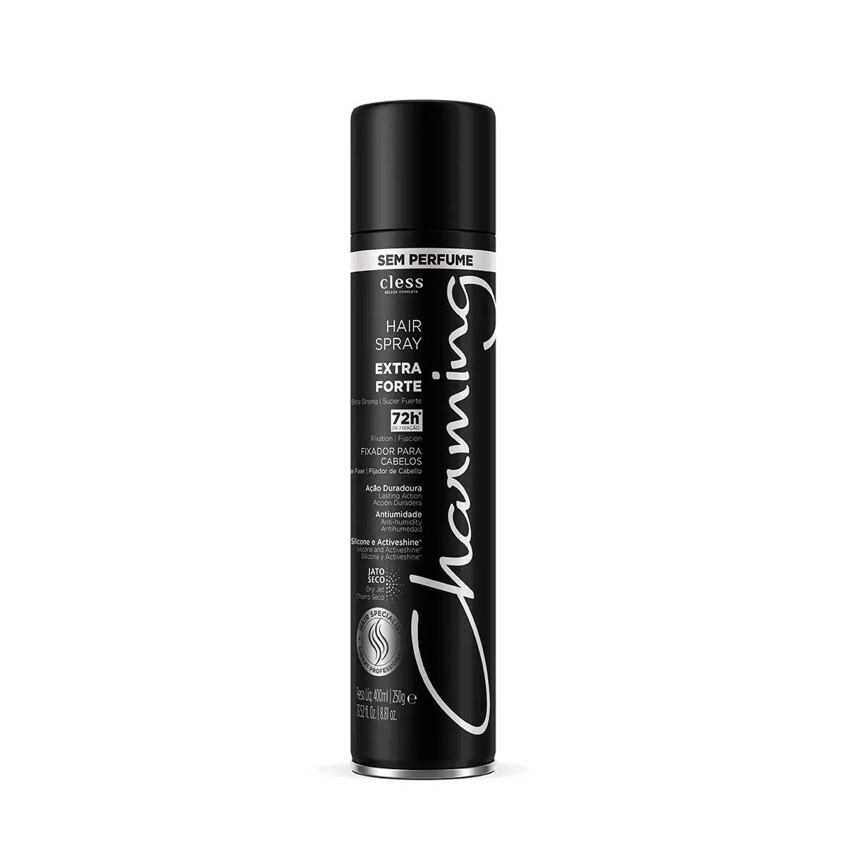 Spray de Cabelo Charming Black 400ml