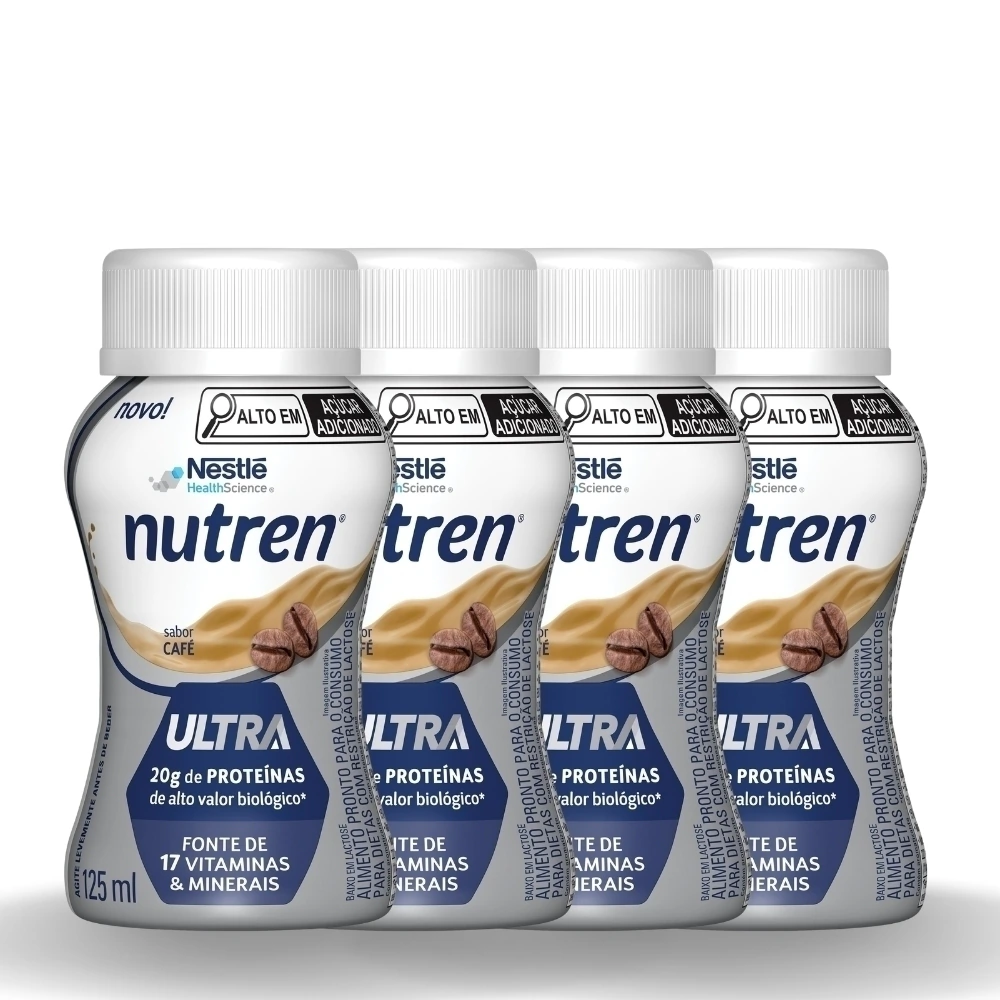 Suplemento Alimentar Nutren Ultra Cafe 125 Ml 4 Unidades
