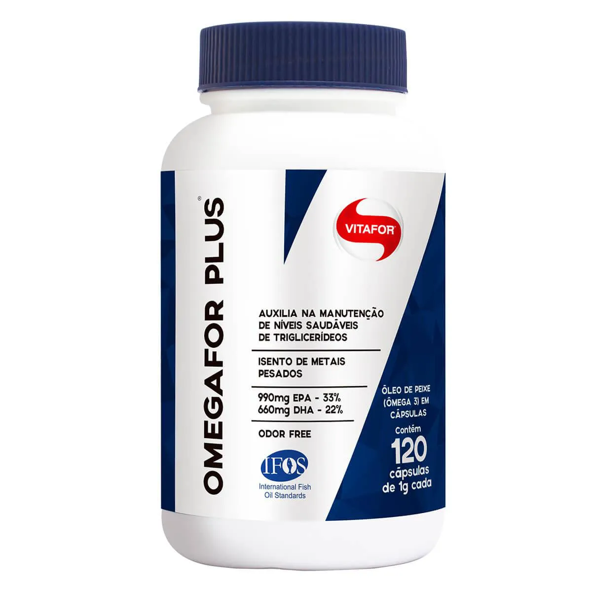 Suplemento Alimentar Omegafor Plus 1g Ômega 3 – 120 cápsulas