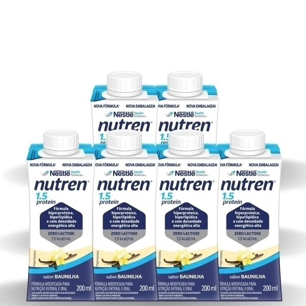 Suplemento Nutricional Nutren 1.5 Protein Baunilha 200Ml 6 Und