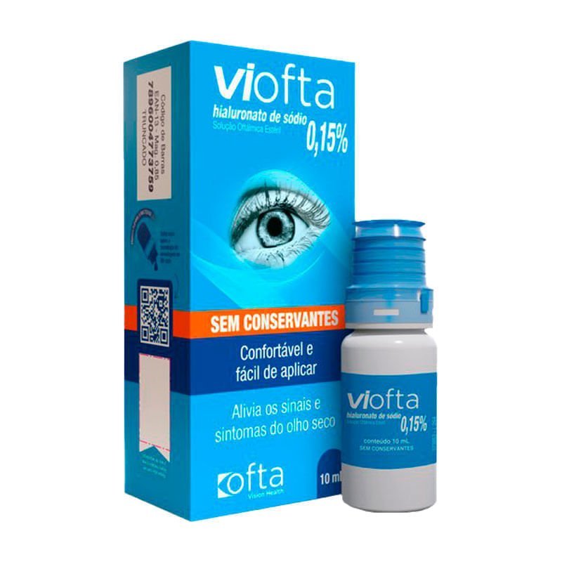 Viofta Solução Oftálmica Estéril 0,15% 10ml