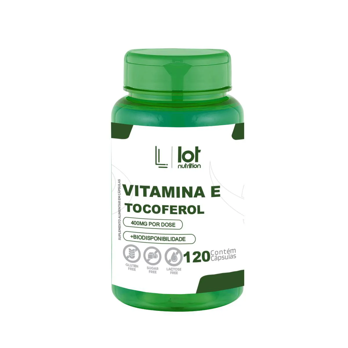 Vitamina e 400mg 120 cápsulas
