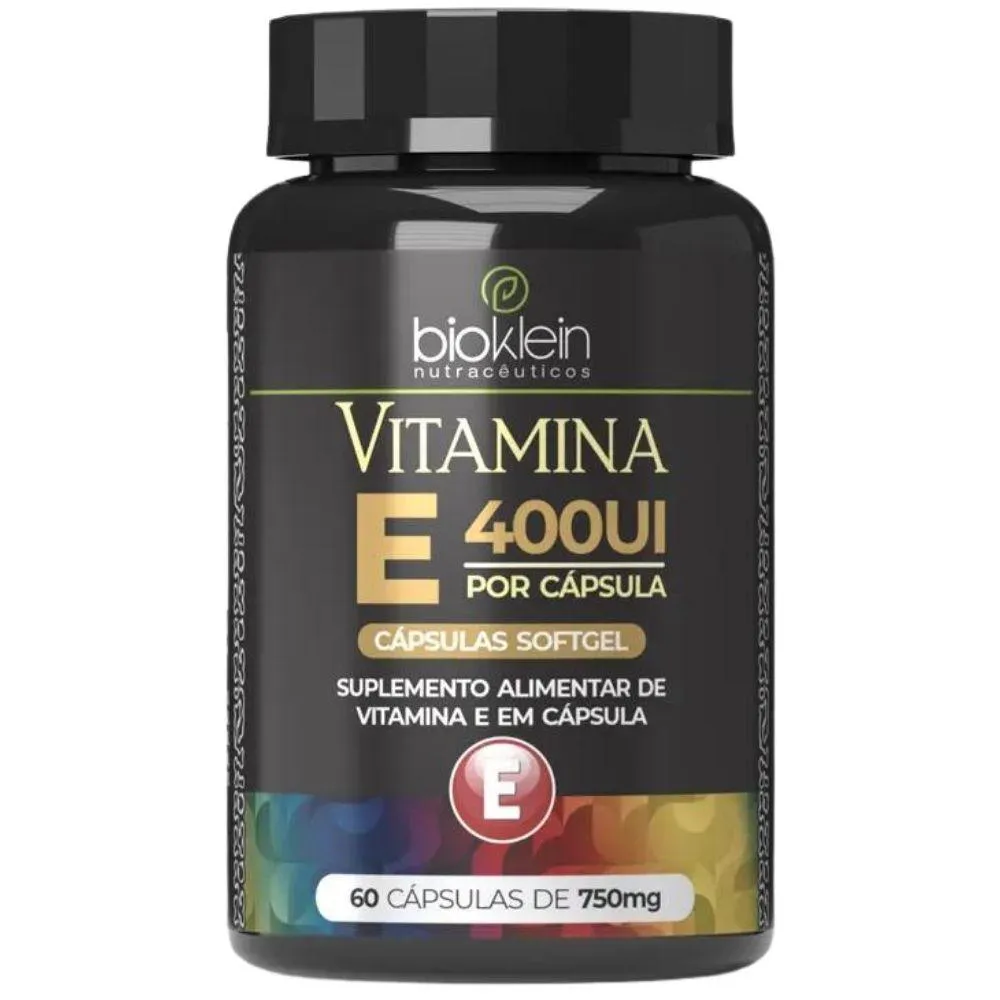 Vitamina e 400ui 60 cápsulas – Bioklein