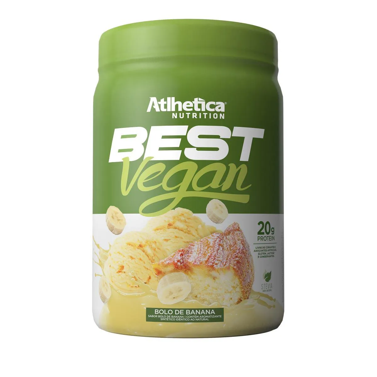 Whey Protein Best Vegan Atlhetica Nutrition Bolo de Banana 500g