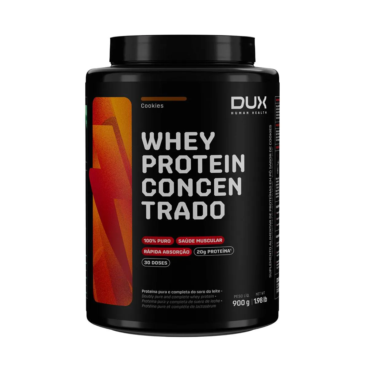 Whey Protein Concentrado Dux Cookies 900g