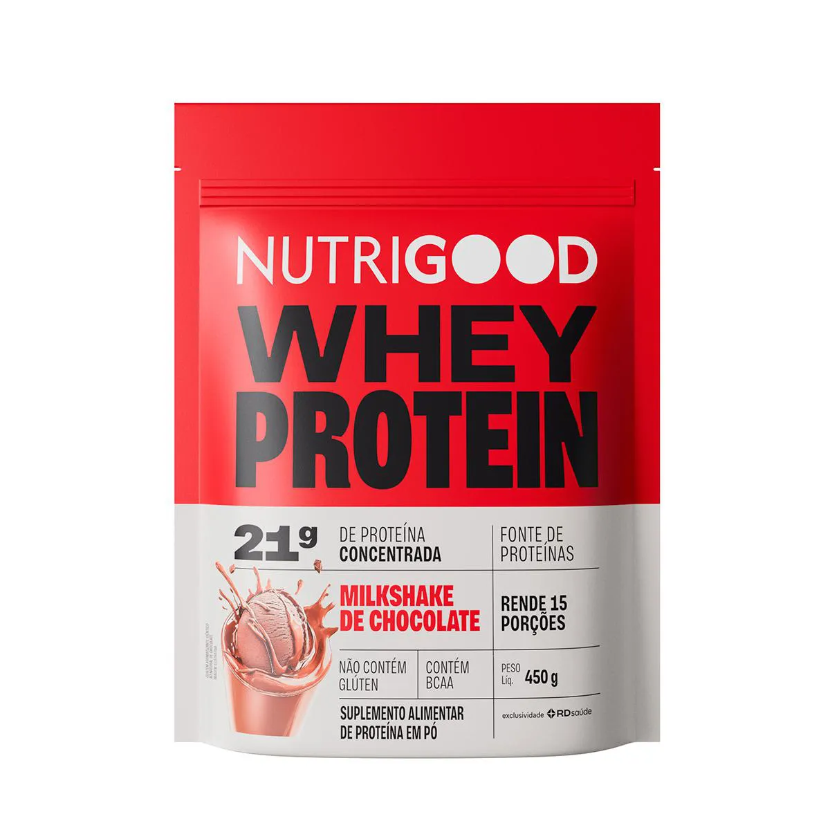 Whey Protein Concentrado Nutrigood Milkshake de Chocolate 450g