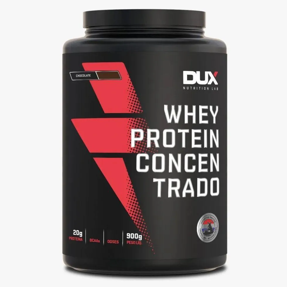 Whey Protein Concentrado Pote (900g) – Sabor: Chocolate