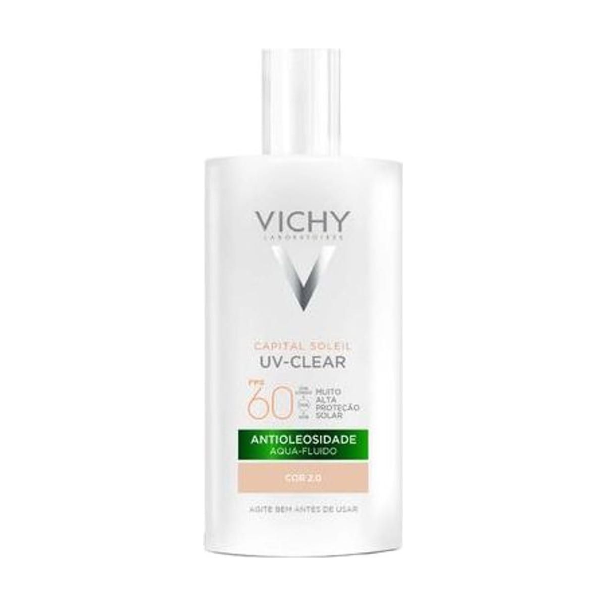 Protetor Solar Facial com Cor Vichy Capital Soleil Uv-Clear FPS60
