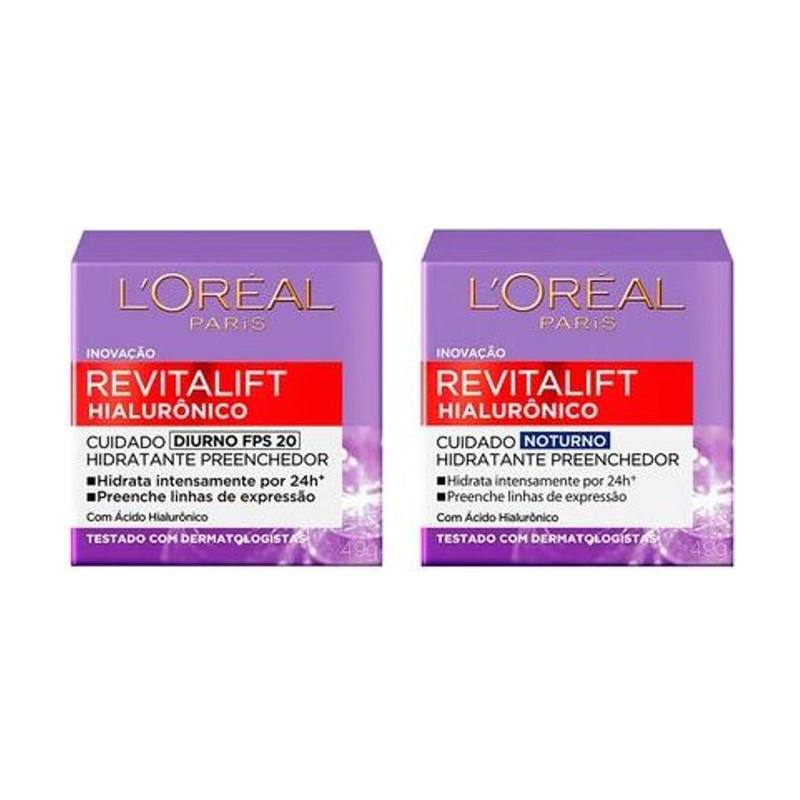 L'Oréal Paris Revitalift Hialurônico Kit Anti-idade - Diurno + Noturno