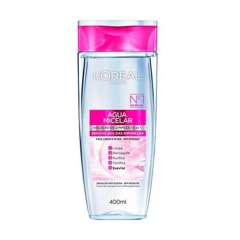 Água Micelar L'Oréal Paris Solução de Limpeza 5 em 1
