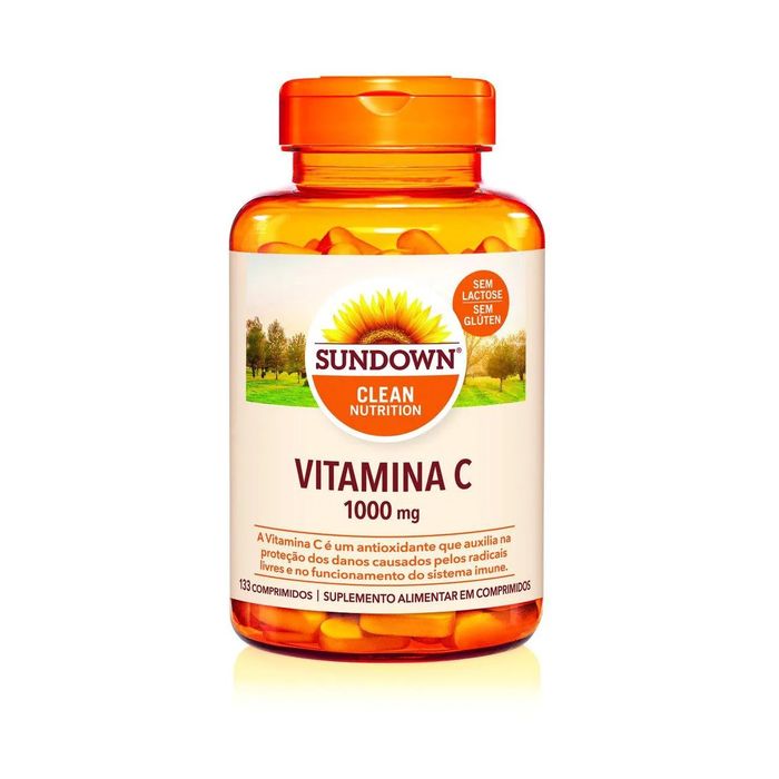 Vitamina C Sundown Sun C 1000mg 133 comprimidos