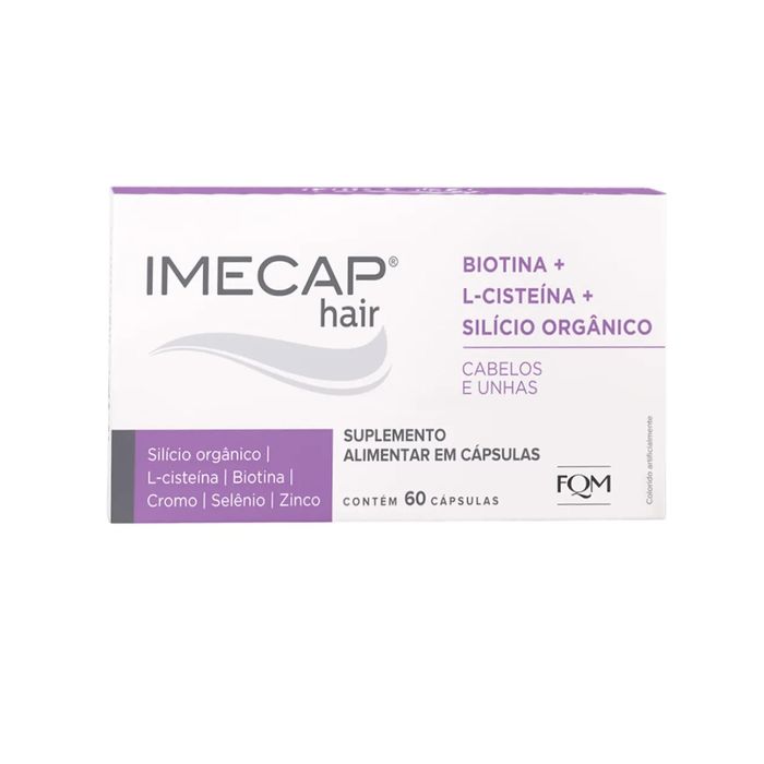 Suplemento Alimentar Imecap Hair Silício Orgânico 60 cápsulas
