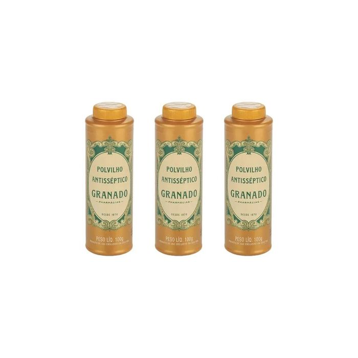 Talco Pes Granado 100g Tradicional - Kit C / 3un