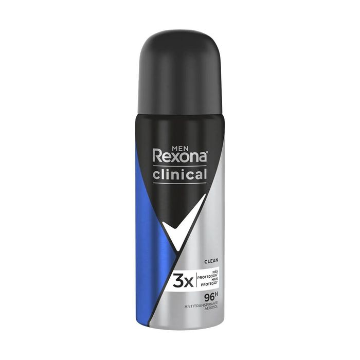 Desodorante Antitranspirante Aerosol Rexona Clinical Men Masculino 48h 55ml