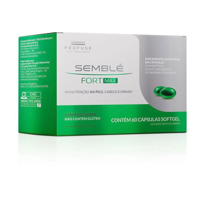 Polivitamínico Semblé Fort Max 60 cápsulas
