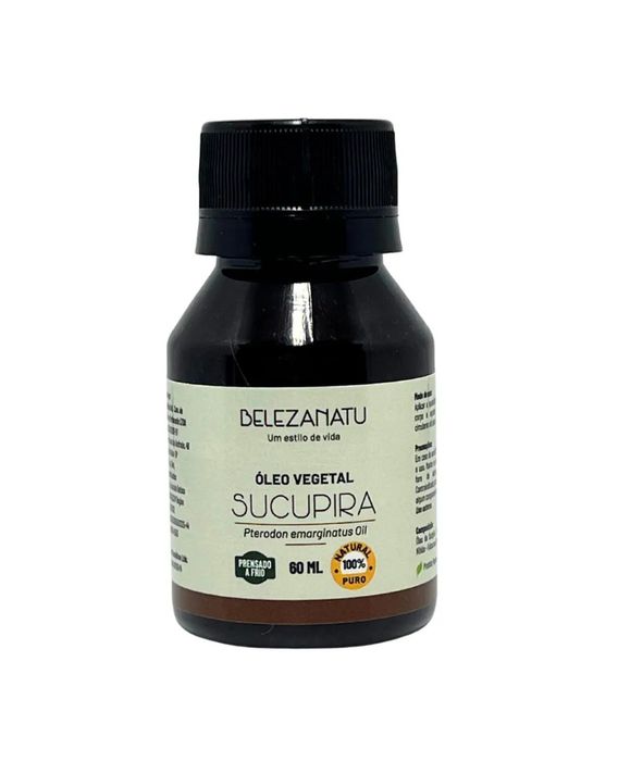 Óleo Vegetal Sucupira 60Ml Belezanatu 100% Puro
