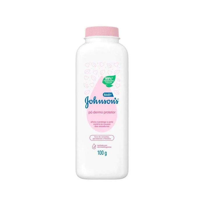 Talco Po Dermo Protetor Johnsons Baby Tradicional 100G