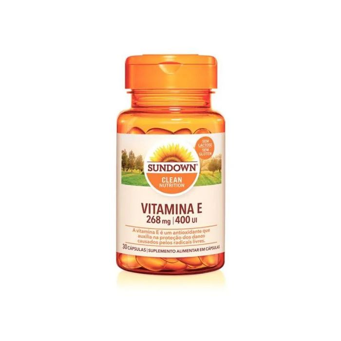 Suplemento Alimentar Sundown Vitamina e 400Ui 30 Cápsulas