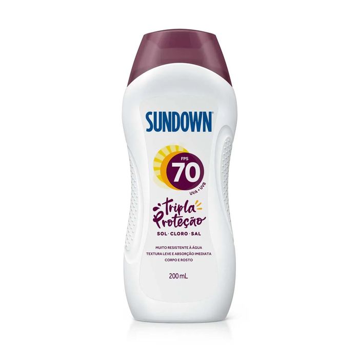 Protetor Solar Corporal Loção FPS 70 Sundown 200ml