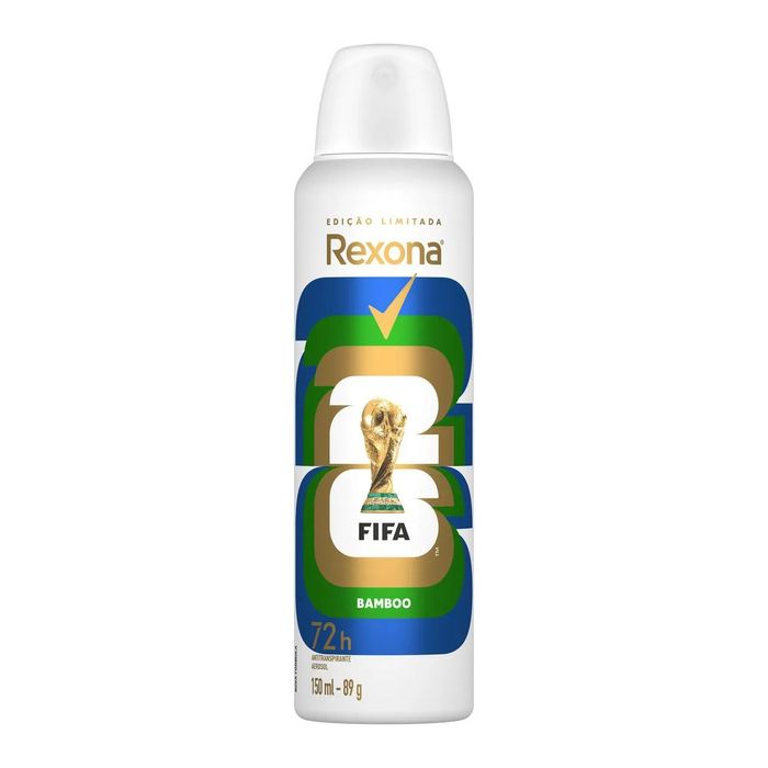 Desodorante Antitranspirante Aerosol Rexona Bamboo Feminino 72h 150ml