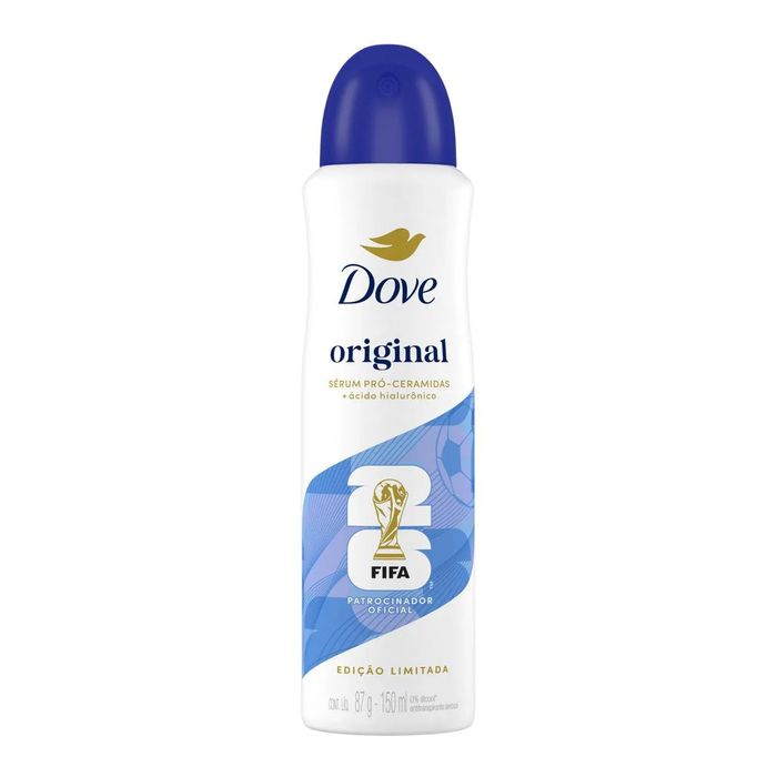 Desodorante Antitranspirante Aerosol Dove Original Feminino 72h 150ml