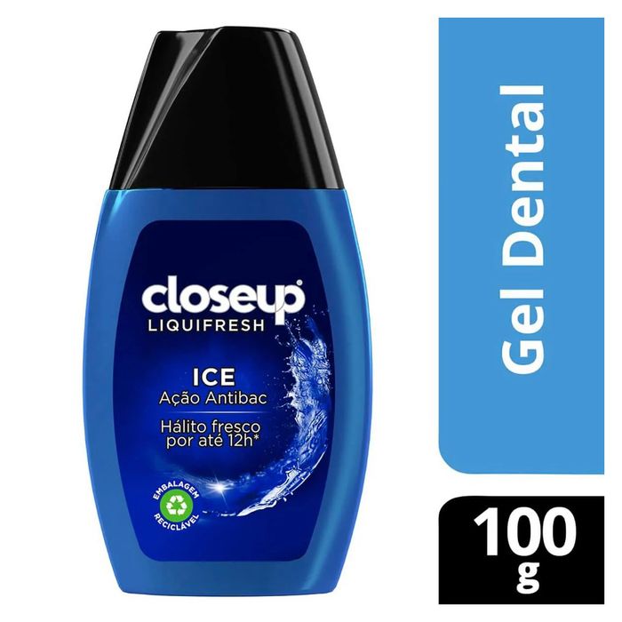 Gel Dental Closeup Liquifresh Ice Antibac 100g