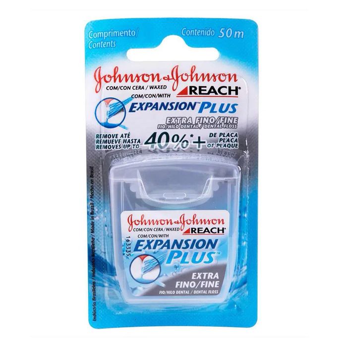 Fio Dental Johnson E Johnson Reach Extra Fino 50 Metros