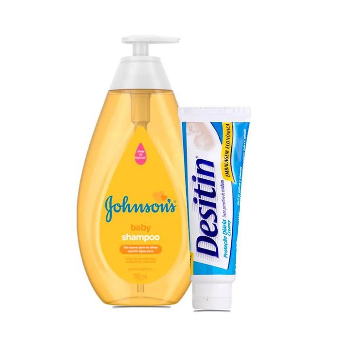 Shampoo Regular Johnsons Baby 750 Ml + 1cremes Preventivos de Assadura Desitin 113g