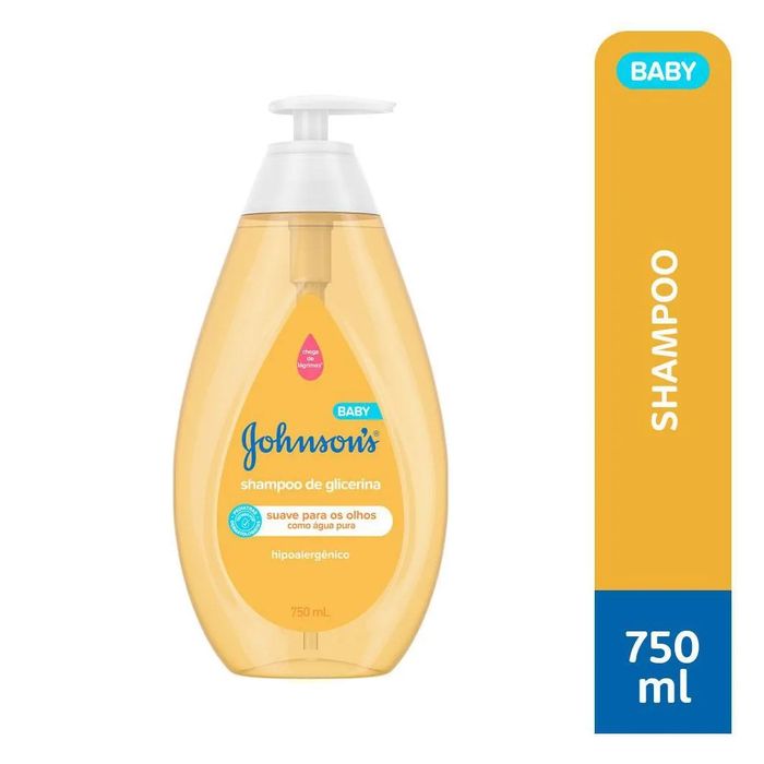 Shampoo Johnson's Baby Regular Hipoalergênico 750ml