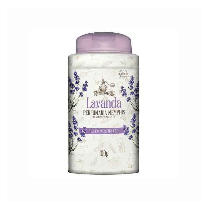 Talco Memphis Lavanda Perfumado 100g